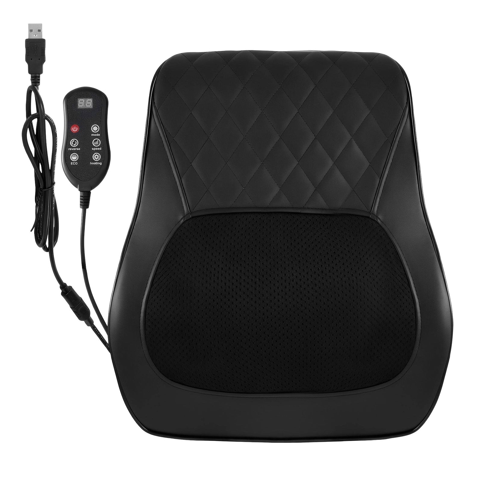 Traction Back Massager – Dynamic Lift, Heat, Vibration, Remote, 2000mAh