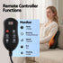 Traction Back Massager – Dynamic Lift, Heat, Vibration, Remote, 2000mAh