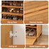 Artiss Shoe Cabinet Multi-Height Shelves 28 Pairs Shoe Storage Cupboard Wood