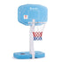2 in 1 Pool Basketball Hoop Volleyball Net Set Water Sports Game Blue Set