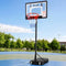 Basketball Hoop Stand 2.1m Adjustable Portable 32 Inch Backboard 50L Base