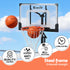 Portable Basketball Hoop Adjustable Pool Goal System Backyard 1.05M-2.1M