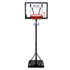 2.6M Basketball Hoop Stand System Adjustable Portable Pro Kids Clear