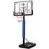 3.05M Basketball Hoop Stand System Adjustable Height Portable Pro Blue