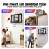 Kids Basketball Hoop 43" – Wall‑Mount Backboard, Steel Rim, Indoor/Outdoor