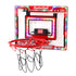 Everfit 2 in 1 Kids Basketball Hoop Adjustable Stand Over Door Scoreboard Red