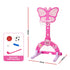 3-in-1 Kids Basketball Hoop Soccer Goal Golf Game Set with Balls Pink