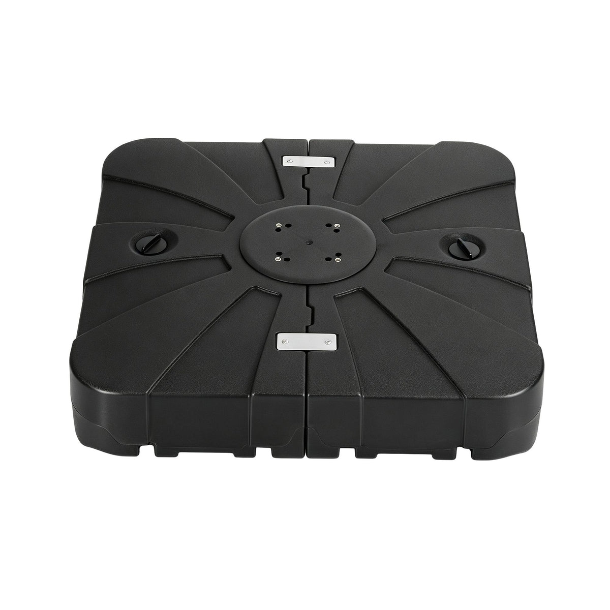 Outdoor Umbrella Base 2 Fillable 60kg Cantilever Umbrella Base with Wheels 84cm