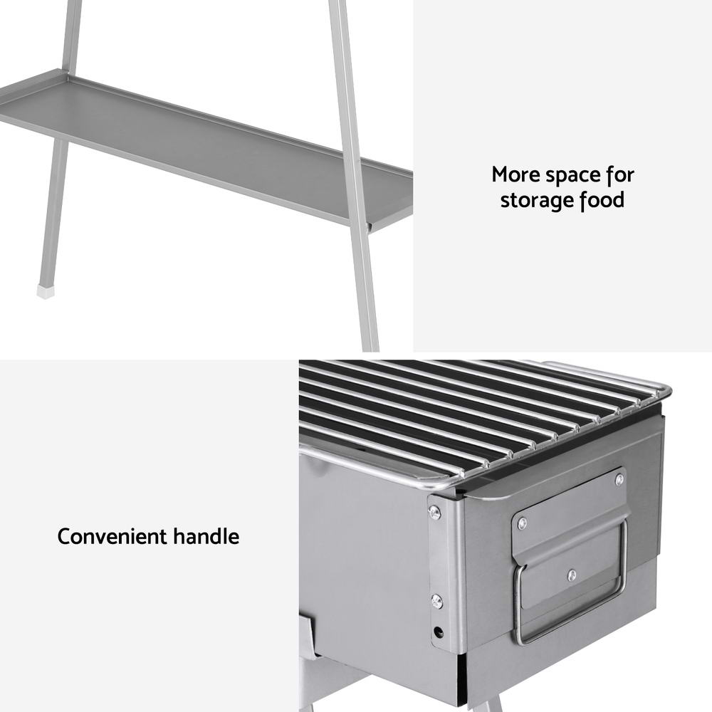 BBQ Grill Charcoal Smoker Barbecue Portable