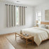 Blockout Curtains 2X 132x160cm Thermal Insulated Eyelet Drapes Beige