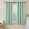 Blockout Curtains 2X 132x160cm Thermal Insulated Eyelet Drapes Green