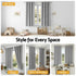 Blockout Curtains 2X 132x160cm Thermal Insulated Eyelet Drapes Grey