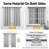 Blockout Curtains 2X 132x160cm Thermal Insulated Eyelet Drapes Grey