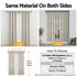 Blockout Curtains 2X 132x213cm Thermal Insulated Eyelet Drapes Beige