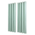 Blockout Curtains 2X 132x213cm Thermal Insulated Eyelet Drapes Green