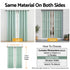 Blockout Curtains 2X 132x213cm Thermal Insulated Eyelet Drapes Green