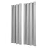 Blockout Curtains 2X 132x213cm Thermal Insulated Eyelet Drapes Grey