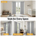 Blockout Curtains 2X 132x213cm Thermal Insulated Eyelet Drapes Grey