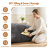 3‑in‑1 Bean Bag Cover – Corduroy, 180×140cm, Floor Cushion/Sofa/Chair, Grey