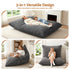 3‑in‑1 Bean Bag Cover – Corduroy, 180×140cm, Floor Cushion/Sofa/Chair, Grey