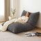 3‑in‑1 Bean Bag Cover – Corduroy, 180×140cm, Floor Cushion/Sofa/Chair, Grey