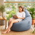 Bean Bag Cover – Indoor/Outdoor, 600D Polyester, Water‑Resistant, Grey