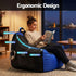 Gaming Bean Bag Cover – 600D, Water‑Resistant, Storage Pockets, Blue/Black