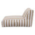 Outdoor Bean Bag Chair Cover (No Filler) Splash-Proof Beanbag Lounge Sofacover Stuffed Animal Storage Bean Bag Cover for Patio Poolside Relaxing, Taupe