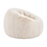 Faux Fur Bean Bag Cover – Large 107cm, Beige, Soft, Washable, No Filling
