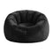 Faux Fur Bean Bag Cover – Large 107cm, Black, Soft, Washable, No Filling