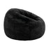 Faux Fur Bean Bag Cover – Large 107cm, Black, Soft, Washable, No Filling