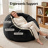 Faux Fur Bean Bag Cover – Large 107cm, Black, Soft, Washable, No Filling