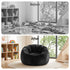 Faux Fur Bean Bag Cover – Large 107cm, Black, Soft, Washable, No Filling