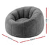 Faux Fur Bean Bag Cover – Large 107cm, Grey, Soft, Washable, No Filling