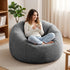 Faux Fur Bean Bag Cover – Large 107cm, Grey, Soft, Washable, No Filling
