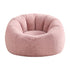 Artiss Faux Fur Bean Bag Cover – Large 107cm, Pink, Soft, Washable, No Filling