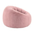 Artiss Faux Fur Bean Bag Cover – Large 107cm, Pink, Soft, Washable, No Filling