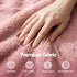 Artiss Faux Fur Bean Bag Cover – Large 107cm, Pink, Soft, Washable, No Filling