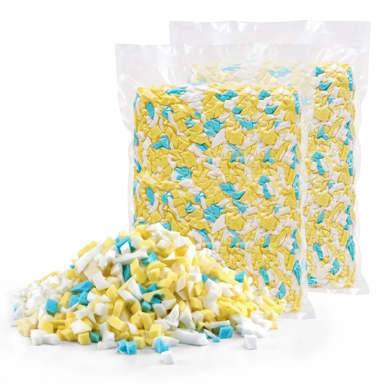 10lbs (4.4KG) Bean Bag Filler Shredded Memory Foam Filling High Density Soft Pillow Stuffing for Bean Bag Chair, Couch Cushion, Dog Bed, Stuffed Animals and Arts Crafts