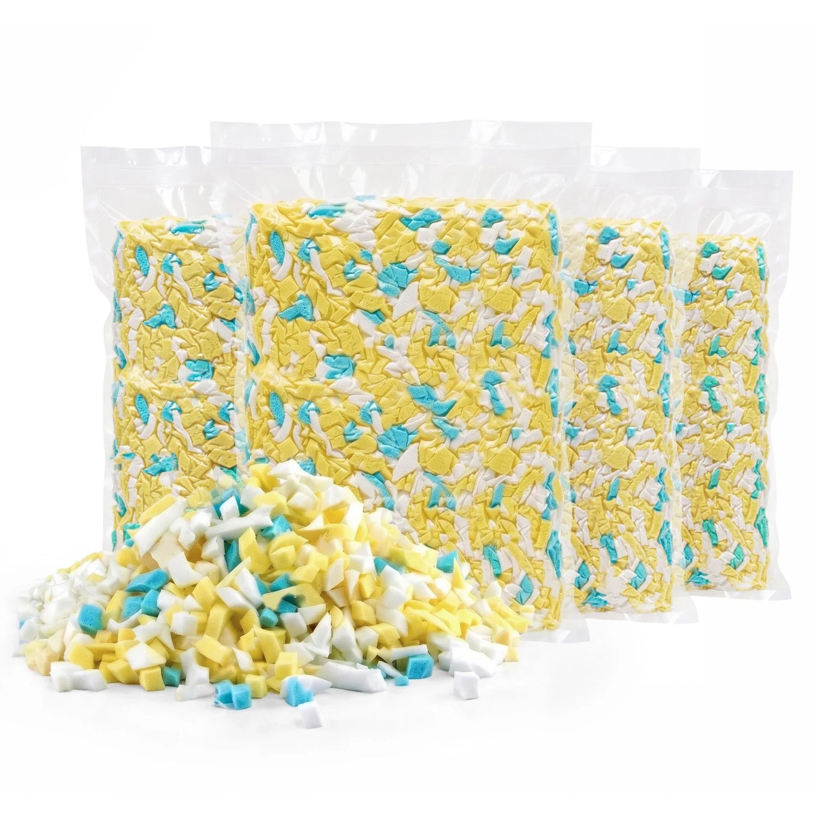 20lbs (8.8KG) Bean Bag Filler Shredded Memory Foam Filling High Density Soft Pillow Stuffing for Bean Bag Chair, Couch Cushion, Dog Bed, Stuffed Animals and Arts Crafts