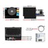 6‑Place Benchtop Dishwasher – Retro CD 50cm Black, 7 Programs, 3.5★ WELS