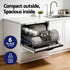 6-Place Setting Benchtop Dishwasher 50cm White