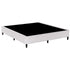 King Size Metal Bed Frame Grey Fabric Upholstered Slatted Support 300KG MASON