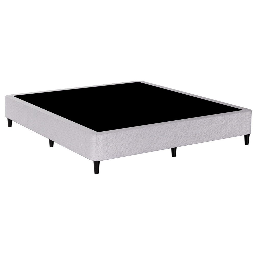 Bed Frame King Size Metal Grey MASON