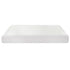 Compression Bed Frame Double Size No Assembly Vacuum High Density Sponge Boucle Cream White