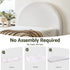 Artiss Double Size Headboard for Bed Frame Boucle Fabric No-Assembly Vacuum Compressed Soft Backrest with Removable Washable Cover 154cm Wide