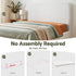 Double Headboard for Bed Frame Boucle Fabric No-Assembly Vacuum Compressed Soft Backrest with Removable Washable Cover 155cm Wide