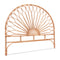 Artiss Bed Headboard Queen Bedhead Rattan - MARI Pine