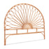 Artiss Bed Headboard Queen Bedhead Rattan - MARI Pine