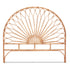 Artiss Bed Headboard Queen Bedhead Rattan - MARI Pine